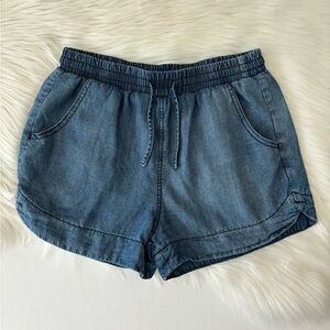 Universal Thread women’s chambray drawstring elastic shorts size xs